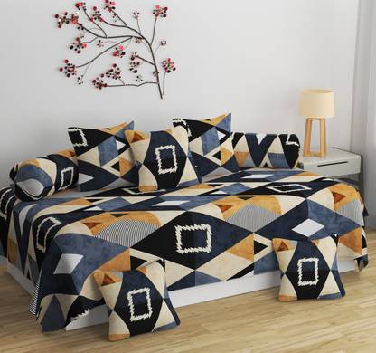 hargunz Polycotton Abstract Diwan Set