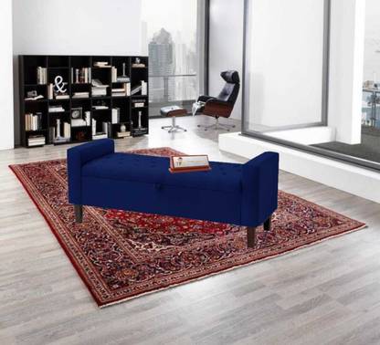 TFS Button Tufted Design 2 Seater Bench/ Ottoman/Sofa for Bedroom/Livingroom/Office Solid Wood Settee