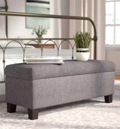 INAYA HOUSE Designer 2 Seater Settee/Bench with storage flip-top for Office/Bedroom Solid Wood Settee