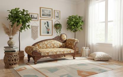 ARVISH ENTERPRISES Wooden Sheesham Wooden Sofa Couch/diwan Three Seater Solid Wood Diwan