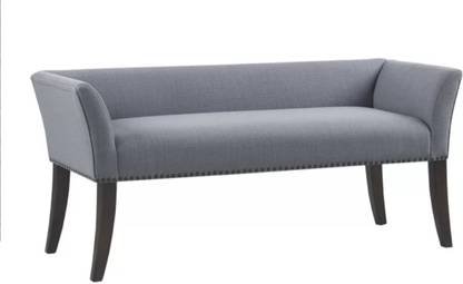 TFS Luxurious Accent Bench With Back and Armrest Solid Wood Settee