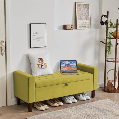 TFS Luxurious Settee/Sofa Velvet Fabric 2 Seater for Bedroom/Livingroom Solid Wood Settee