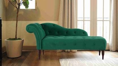 Soul Light Art Chesterfield-style longue/couch sofa armchair chaise lounger sofa Green Engineered Wood Diwan