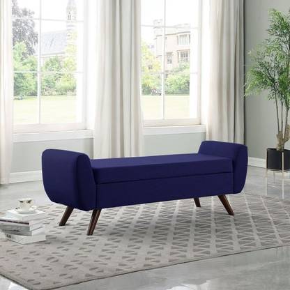 TFS Wooden Velvet Fabric Classy Look 2 Seater Sofa/Settee for Home/Office Solid Wood Settee