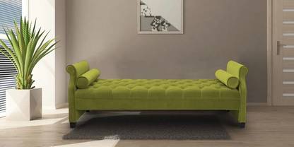 SIYARA DESIGN 3 Seater Settee/Bench/Couch | Fully Upholstered with Rolled Arms and Tufted Solid Wood Settee