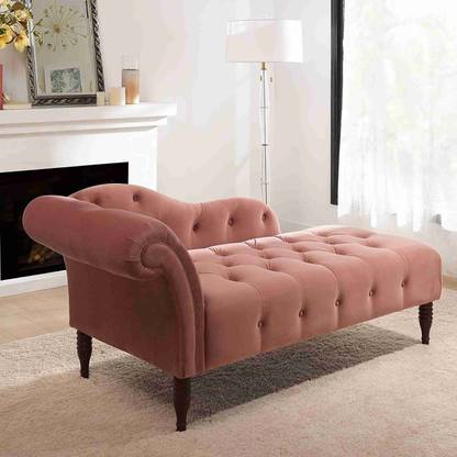 Soul Light Art Chesterfield-style longue/couch sofa armchair sofa chaise lounger Pink Engineered Wood Diwan