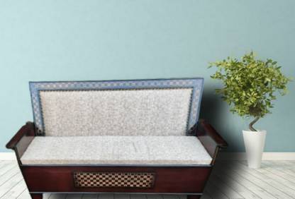 Ajanta Furniture house Setty cream Engineered Wood Settee