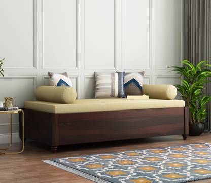 NATRAJ ART & CRAFT Sheesham Wood Diwan Bed with Storage for Living Room | Sofa Couch for Bedroom | Solid Wood Diwan