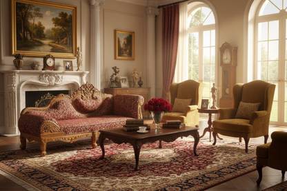 ARVISH ENTERPRISES Diwan Three Seater Solid Wood Diwan