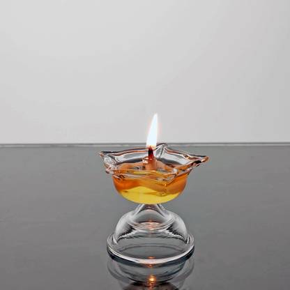 Utsav Collection 9984 Borosilicate Glass Table Diya
