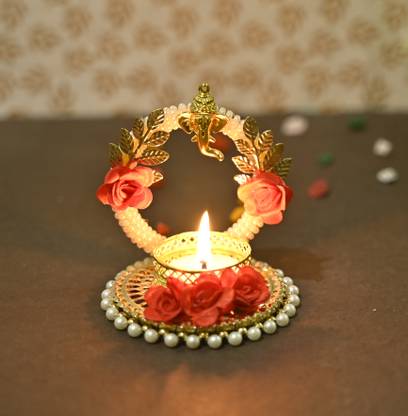 CHANUN Brass Table Diya Set