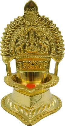 HOMORAA Brass Kamakshi Deepa TK Brass Hanging Diya