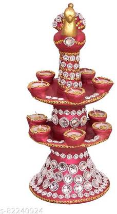 RAKESH MURTIWALA Terracotta Table Diya