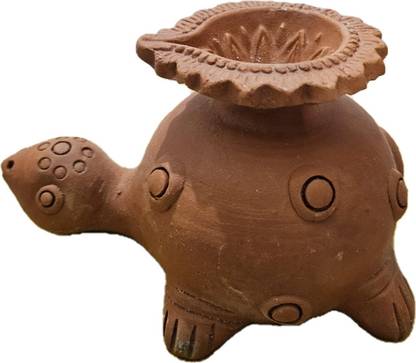 radheytoyndecor Terracotta Table Diya