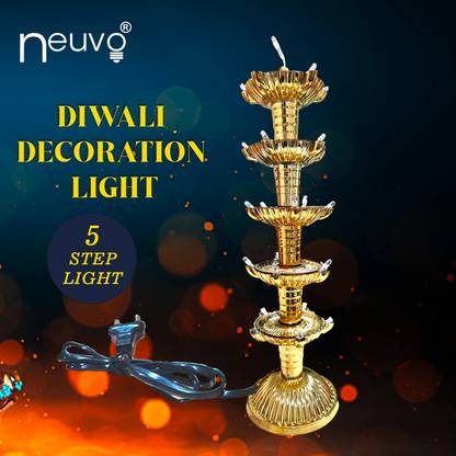 Comfort Lighting Industries Onam Janmashtami Led Light Decoration Diya Deepak Stand Kerala Festival Mandir Plastic Table Diya