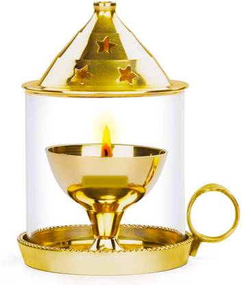 Flipkart SmartBuy Handle Diya Brass Table Diya