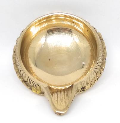 Astrosale Ashtadhatu Kuber Diya To Increase Wealth And Prosperity Brass Table Diya