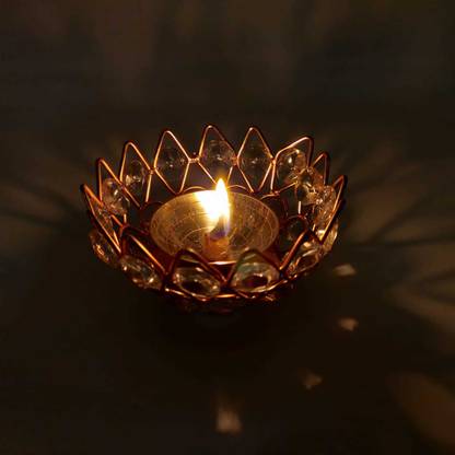 TORANA ART Iron Table Diya