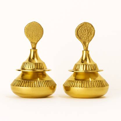 Divine Enterprises Brass Table Diya
