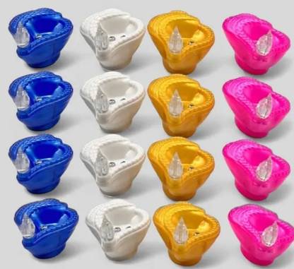 jjstar Shankh Diya Plastic (Pack of 12) Table Diya