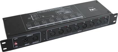 illumitex DMX 512 8 Way Splitter DMX512 Controller DJ Light Distributor and Amplifier Wired DJ Controller