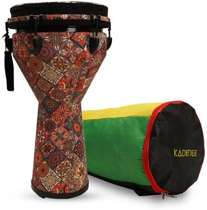 KADENCE Hand Carved Djimbe Drum 12" DJE-12 Djembe