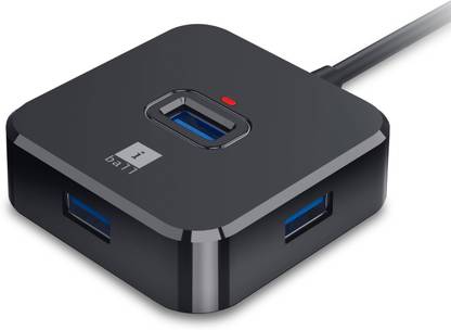 iball Piano 530 4-Port 2-in-1 USB 3.0 Hub Type C Hub