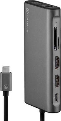 CADYCE (CA-2HDVG) USB-C TO Dual HDMI & VGA Docking Station
