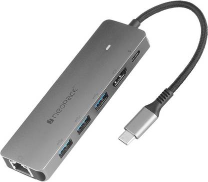 Neopack 6 IN1 Type C Hub 6 IN 1 Type C Hub Docking Station / Multiport HDMI Adapter