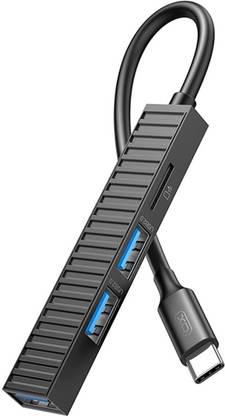 XO HUB High-Speed USB 3.0 TF Slot,5Gbps Data Transfer for Laptops, Tablets, Smartphones Docking Station HUB Adapter