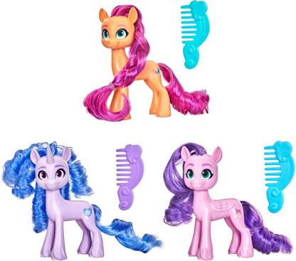 MY LITTLE PONY A New Generation Best Movie Friends Figure - 3-Inch Pony Toy with Comb