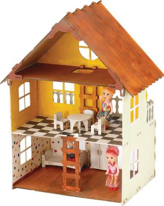 Young Learner Farm Villa DIY wooden dollhouse