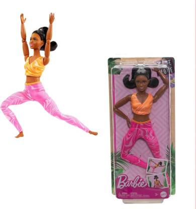 BARBIE Made to Move Fashion Doll (22 Bendable “Joints”)