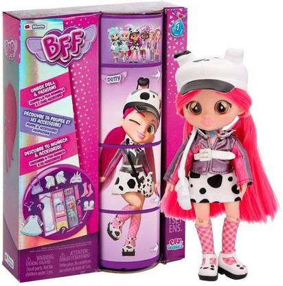BFF by Cry Babies Cry Babies BFF Dotty Fashion Doll with 9+ Surprises