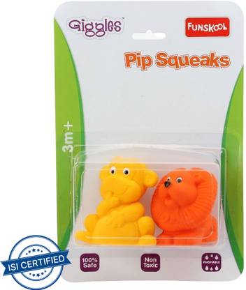 FUNSKOOL Pip Squeaks 2 Type Squeezing Toys