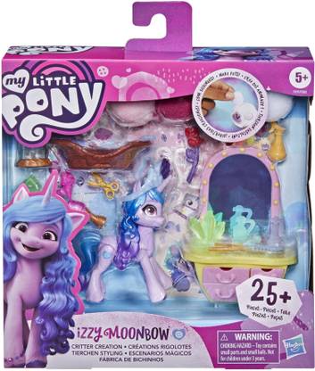 MY LITTLE PONY A New Generation Movie Story Scenes Critter Creation Izzy Moonbow 3" Pony Toy