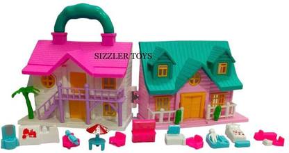 sizzler toys Doll House with Furniture Play Set Toy for Girls