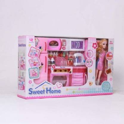 WONDER CREATURES sweet home kitchen sewt with doll