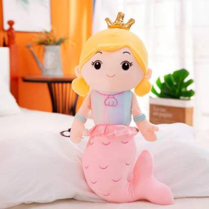 Teddify Aquatic Ocean Undersea Queen Mermaid doll for girls soft toy Size-30cm-(1 Pcs)