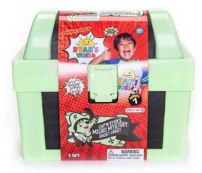 Ryan'S World Micro Glow in the Dark Treasure Chest