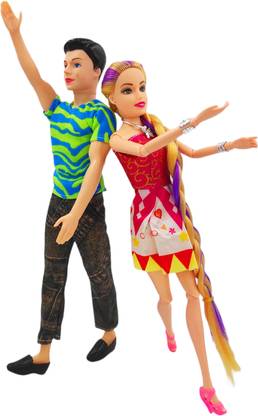 Johnnie Boy COUPLE DOLL | Honeymoon couple set with movable joints| Dancing Couple Doll