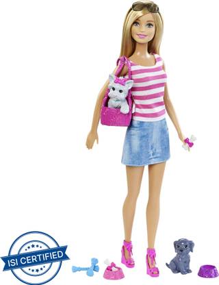 BARBIE Dolls and Pets set