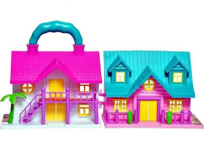 AZEENA Funny Doll House Set For Girls | Dolls Home, Best Toy Kit Gift For Your Princess