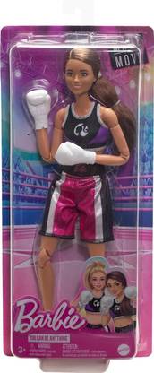 BARBIE Made To Move Career Boxer Player Doll With Uniform