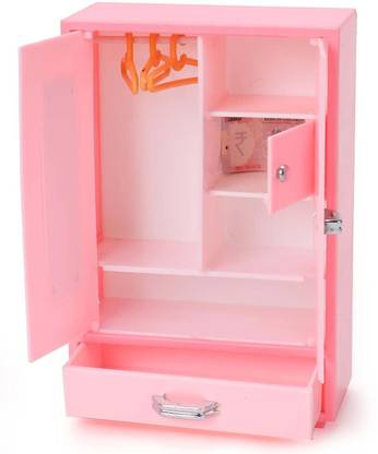 shopviashipping Princess Storewell pink Colour -2 Openable Door Princess Wardrobe