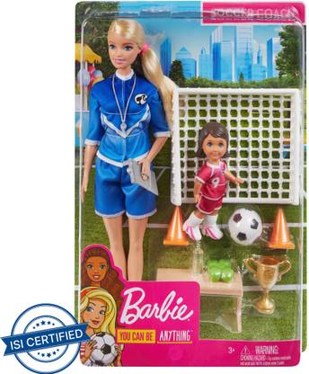 BARBIE SOCCER COACH PLAYSET