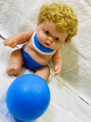 YAAH CREATION Towel BABY with CHUCHU Ball Movable Hands and Legs for Kids || Without Battery