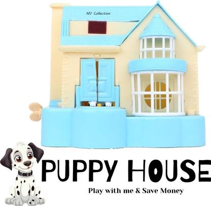 NV COLLECTION Paw House Coin Castle for Junior Savers