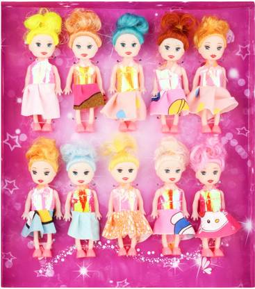 Yunicron Max Cute Doll Combo Set - Pack 10 (Colour may vary)