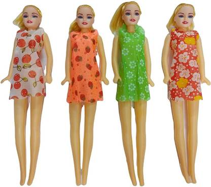 RD Zoom Enterprises Combo Of 4 Cute And Simple doll Set For Kids